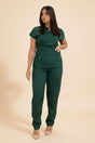 Scrub Feminino Gabardine Verde Esmeralda