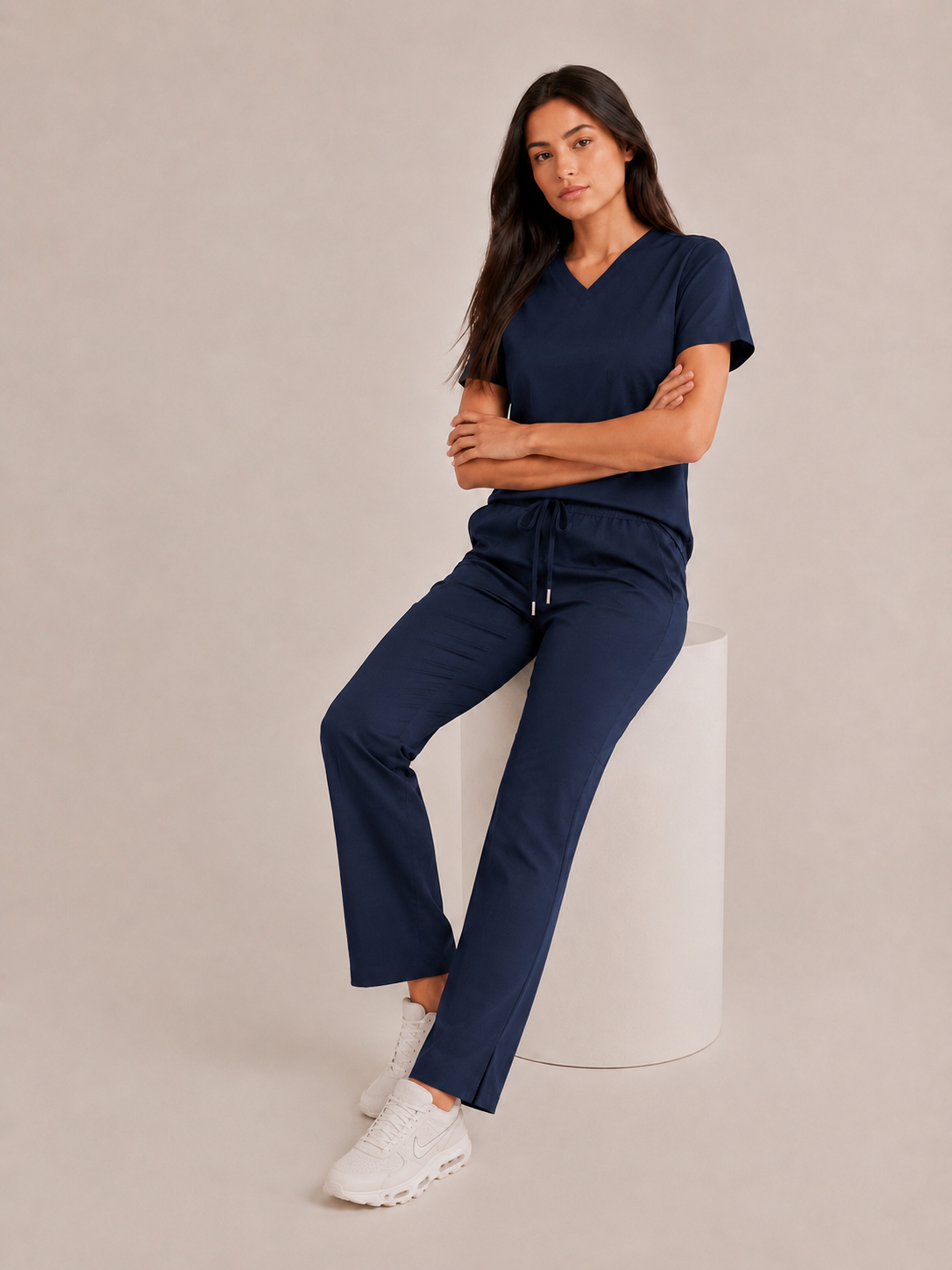 Scrub Feminino Mescla Blue Space